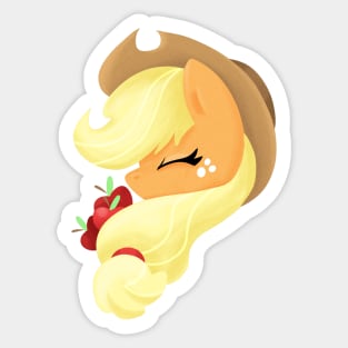 Pony Portraits - Applejack Sticker